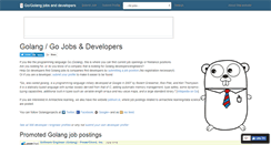 Desktop Screenshot of golangprojects.com