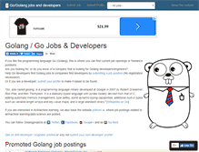 Tablet Screenshot of golangprojects.com